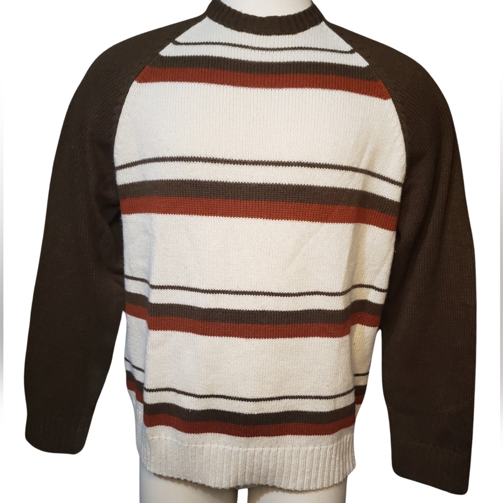 Vintage 90's Transnine Mens Large Sweater Lambs Wool